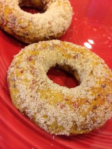 Baked Pumpkin Cranberry Donut